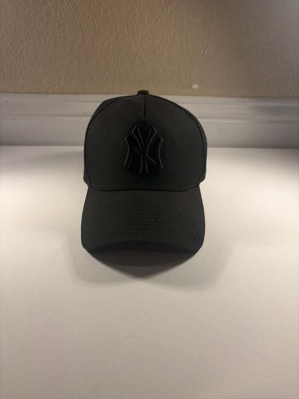 New Era New York Yankees 9FORTY A-Frame Snapback Hat Black